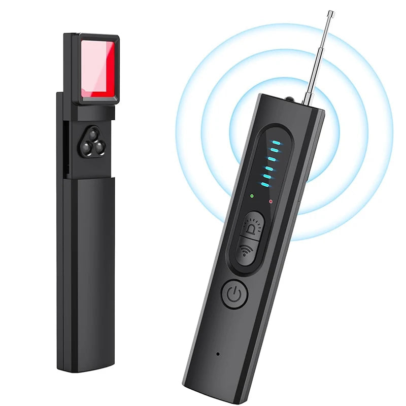 Compact Detector Hidden Camera and RF Scanner — Black | KIMLUD