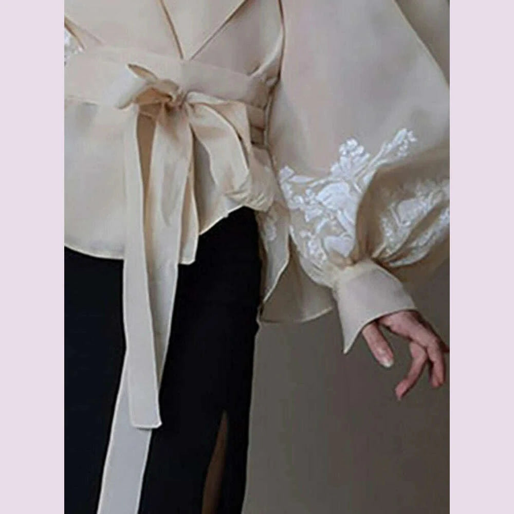 twotwinstyle-colorblock-patchwork-lace-up-shirts-for-women-v-neck-lantern-long-sleeve-temperament-blouses-female-fashion-stylekimlud-womens-fashion-34602336