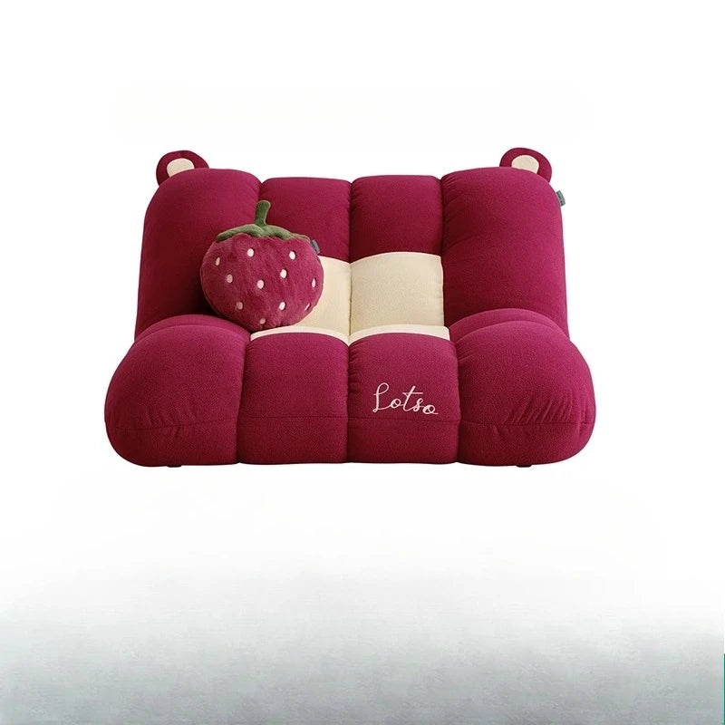 KIMLUD, Modern Minimalist Casual Single Chair, New Design for Reclining and Sleeping, Fabric Single Sofa for Lazy People, KIMLUD Womens Clothes