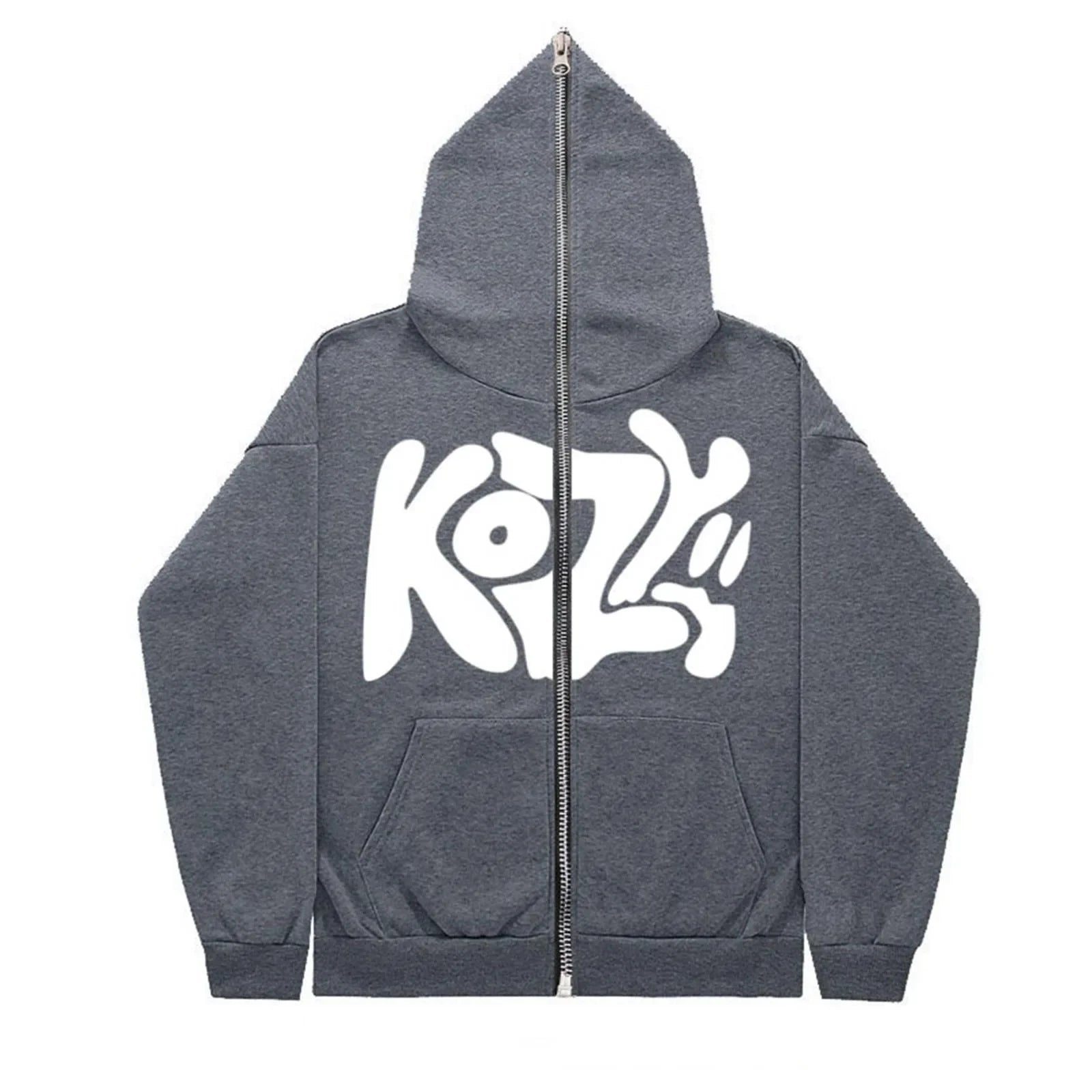Hoodie – Full Zip – Unisex – Print Pattern | KIMLUD