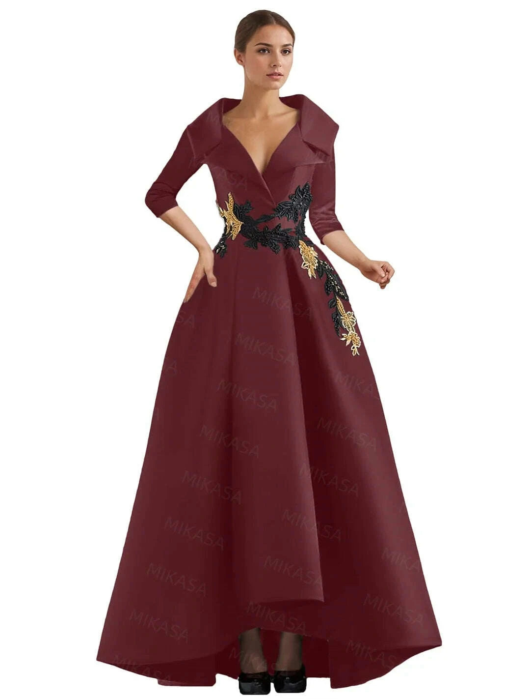 elegant-vintage-evening-dresses-women-v-neck-three-quarter-sleeves-a-line-party-gowns-with-appliques-pockets-irregular-ruffleskimludkimlud-35572568