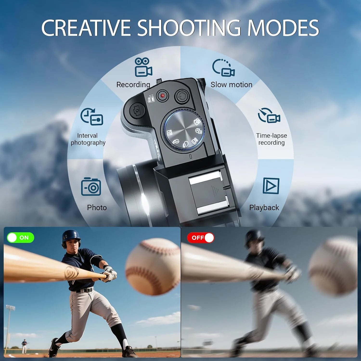 NBD Compact Digital Photography Camera4K Wireless Network Camera Retro Vlog Recorder YouTube 48MP Camera 3"flip Screen