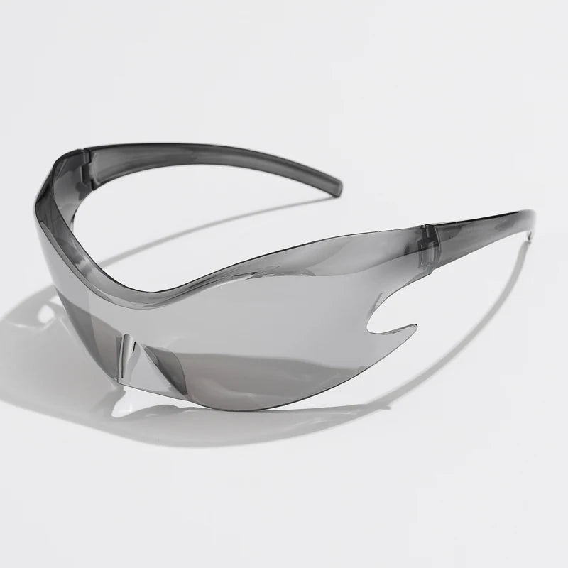 Punk Style Sunglasses UV400 Shield — Black | KIMLUD