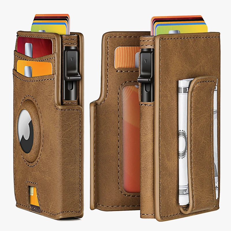 Wallet – Locator Wallet With Storage Slot – Synthetic Leather | KIMLUD