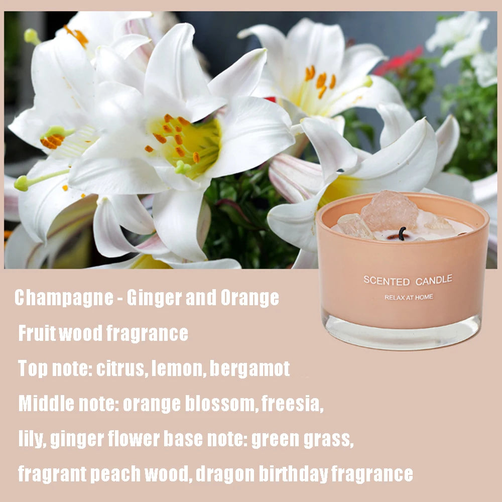 KIMLUD, Scented Wax Candle Smokeless Aromatic Soybean Candles Aromatherapy Wedding Birthday Party Gift 2024 Christmas Home Decoration, KIMLUD Womens Clothes