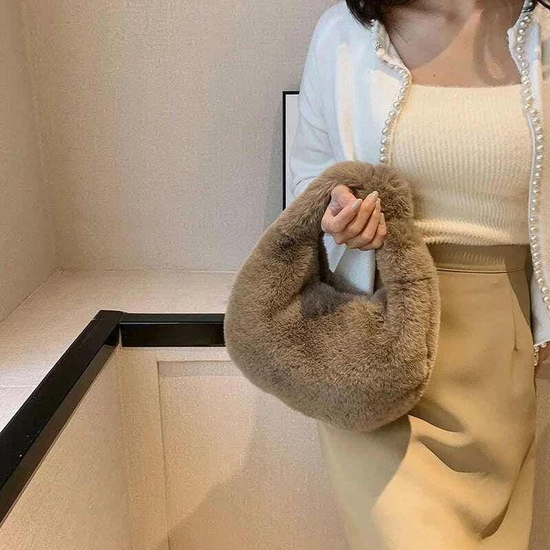 solid-color-plush-dumpling-bag-simple-style-niche-design-faux-fur-handbag-tote-small-womens-underarm-hobo-bagkimludkimlud-35556388