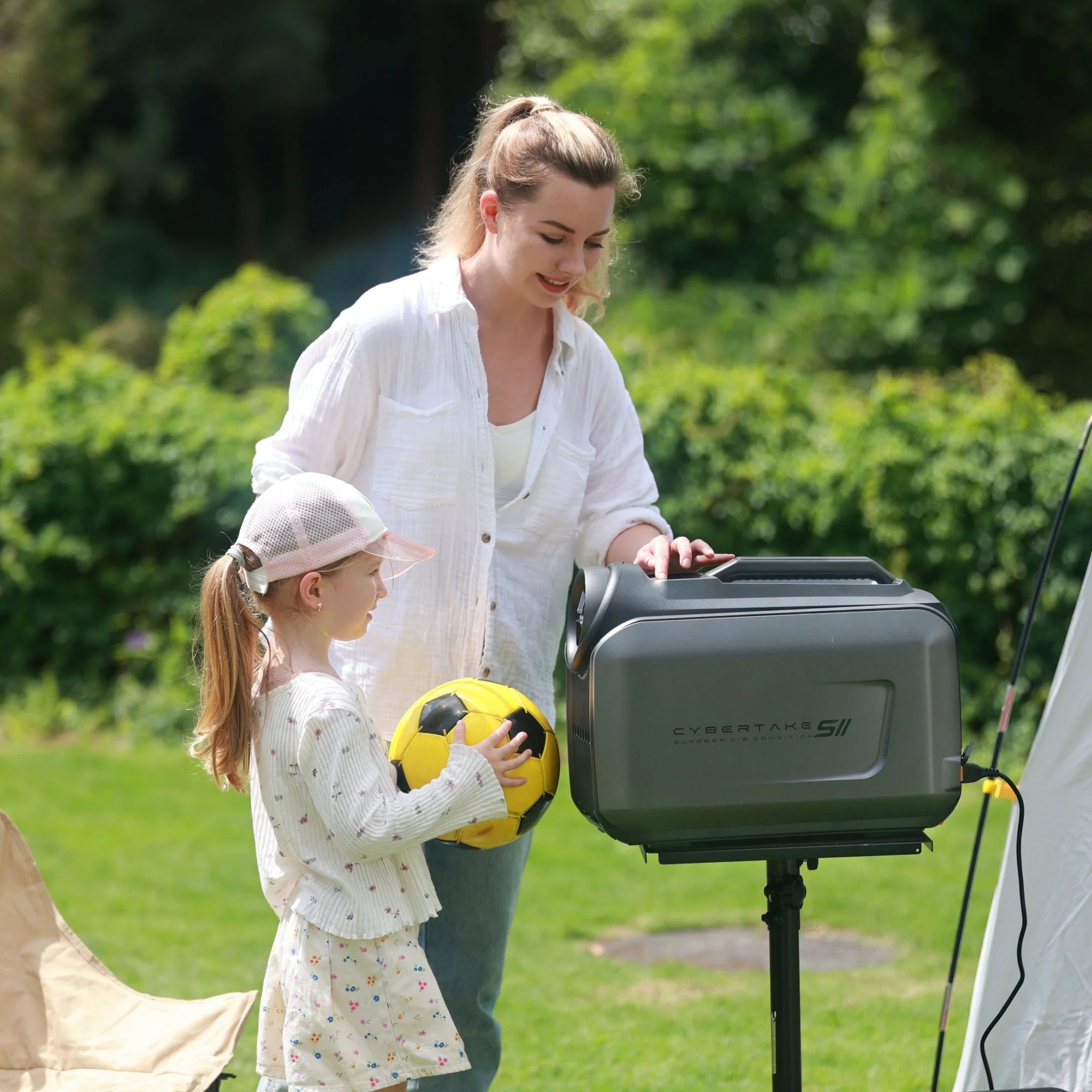 Portable Outdoor Air Conditioner S2 Pro — Black | KIMLUD