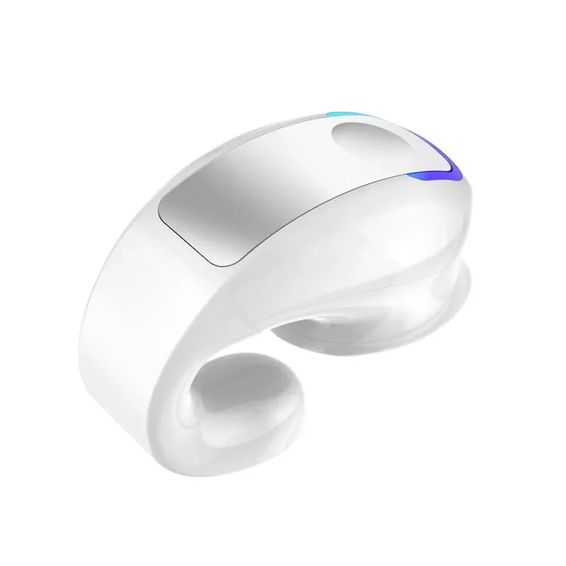 Bone Conduction Earphone Clip Wireless Headset — Black | KIMLUD