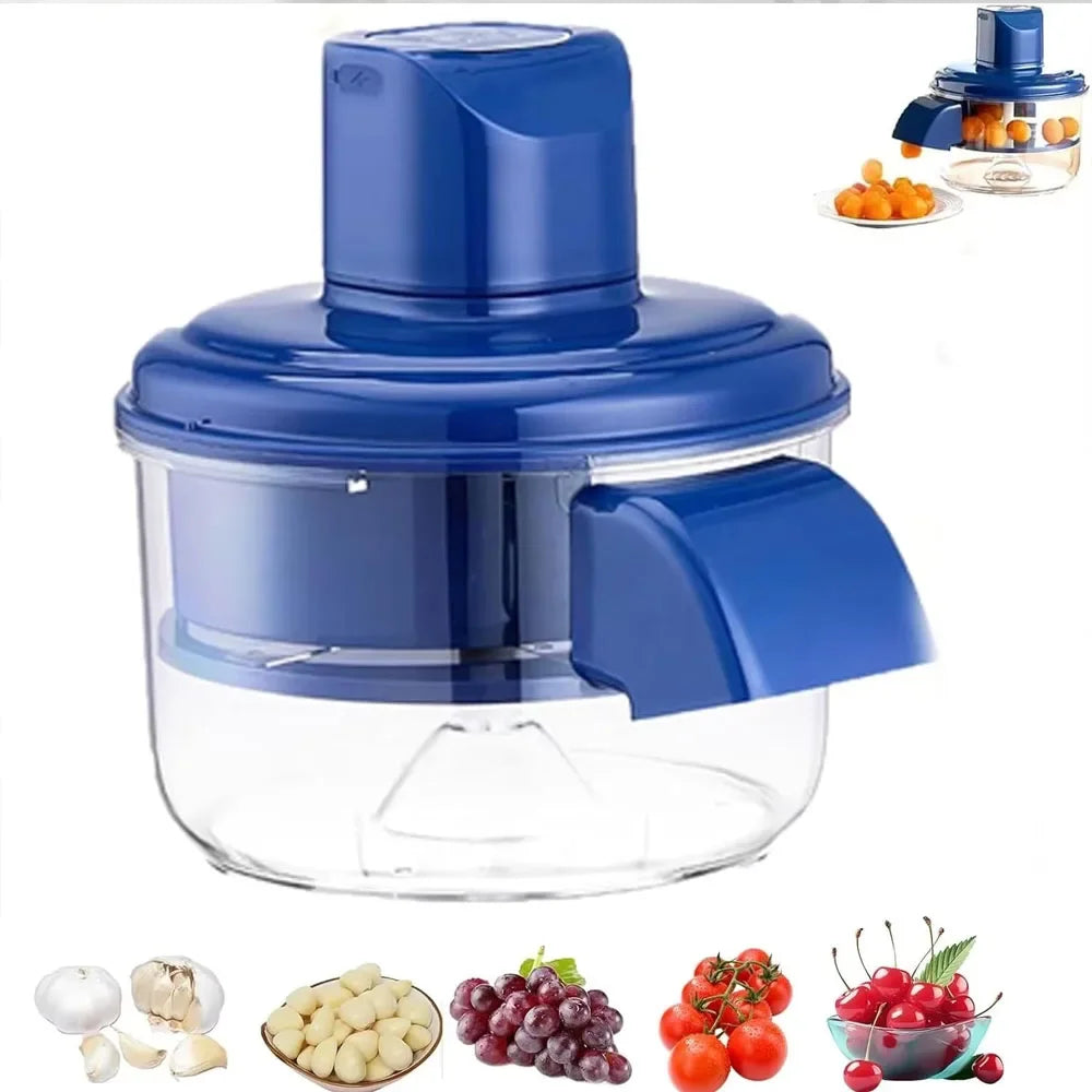 New Automatic Electric Grape Peeler Machine Hands-Free Skin Remover for Berries Fruits, USB Fruit Prep Tool, Effortless Peeling