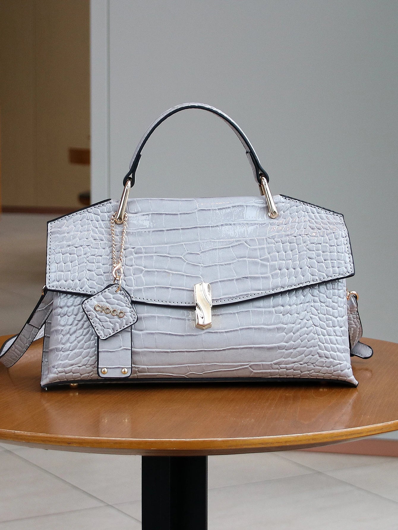 2026 New Retro Blue Snake-Shaped High-Grade Handbag Fashion Luxury Handbag Lightweight Large-Capacity One-Shoulder Mensen