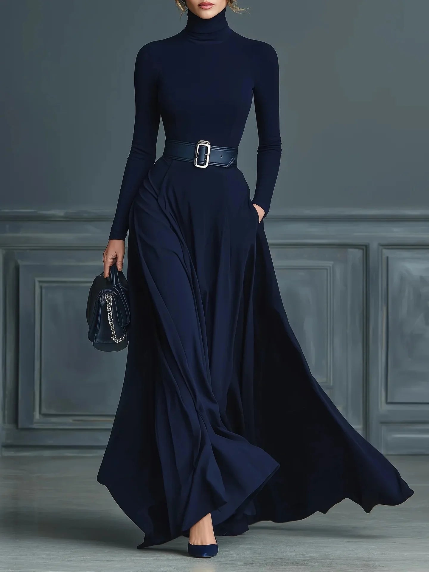 Belt – Classic Solid Design – Polyester Fiber | KIMLUD