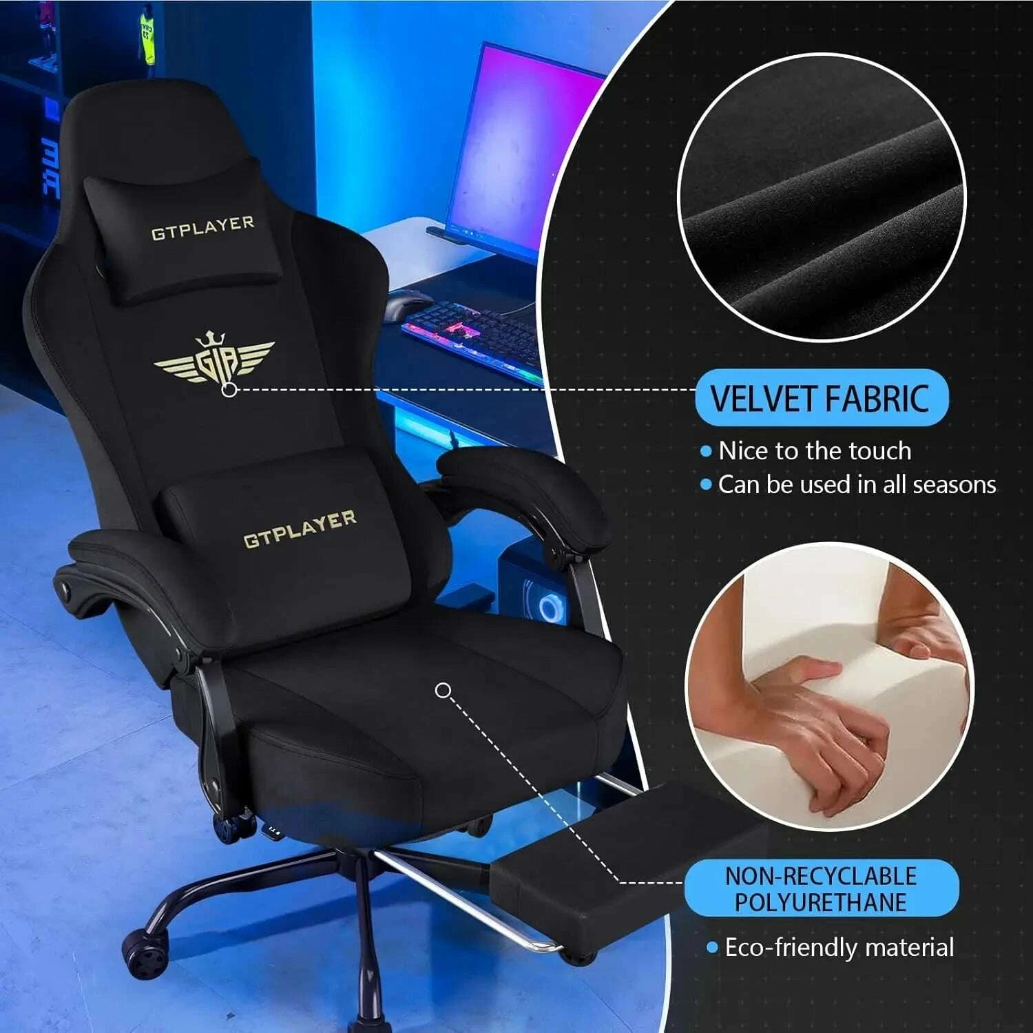 fabric-gaming-chair-with-pocket-spring-cushion-high-back-ergonomic-office-chair-with-footrest-and-lumbar-support-for-adultskimludkimlud-35574059