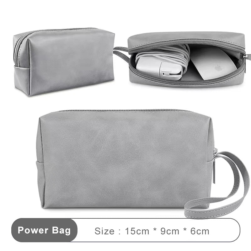 PU Laptop Sleeve 13–16 Inch Protective Fit — Gray | KIMLUD