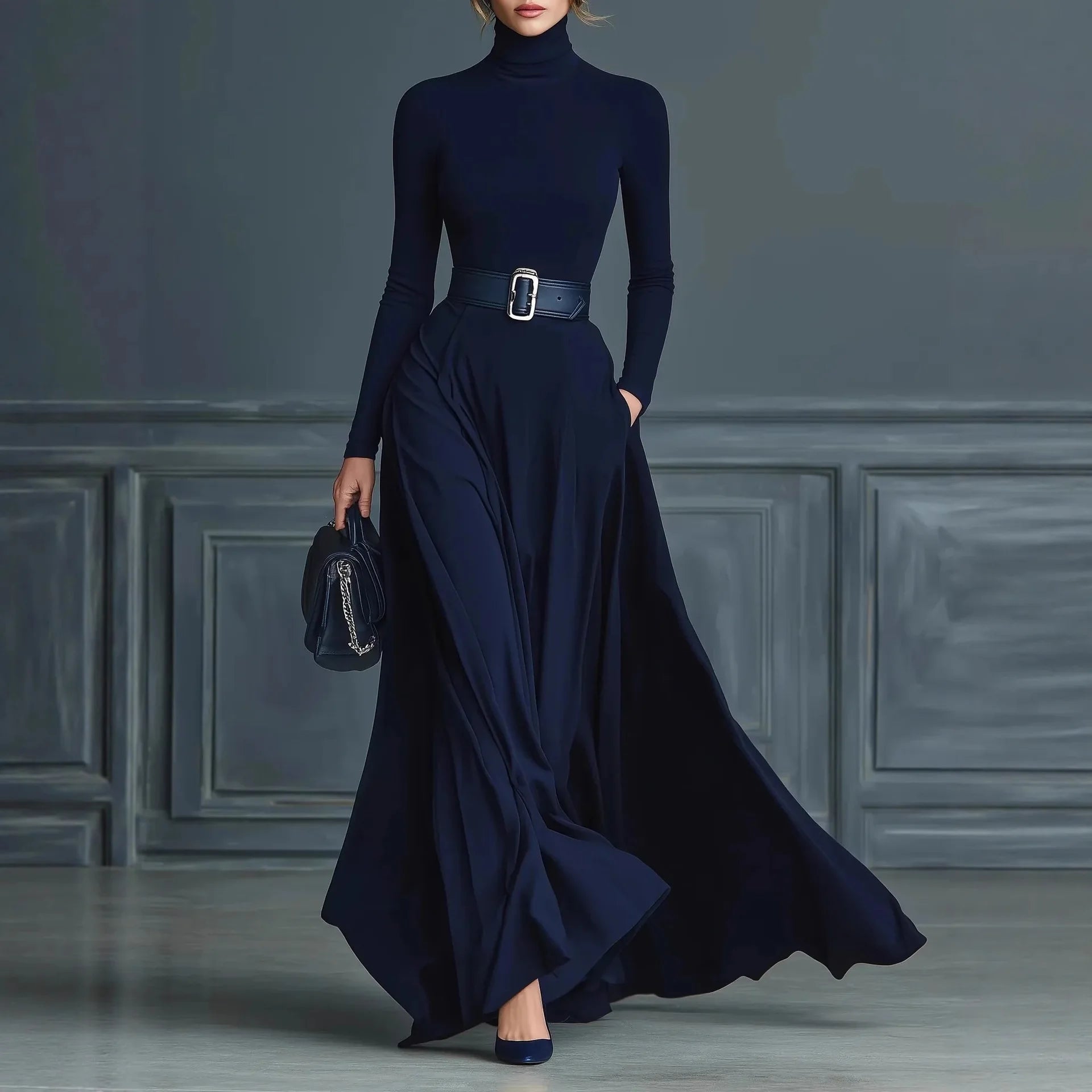 Belt – Classic Solid Design – Polyester Fiber | KIMLUD