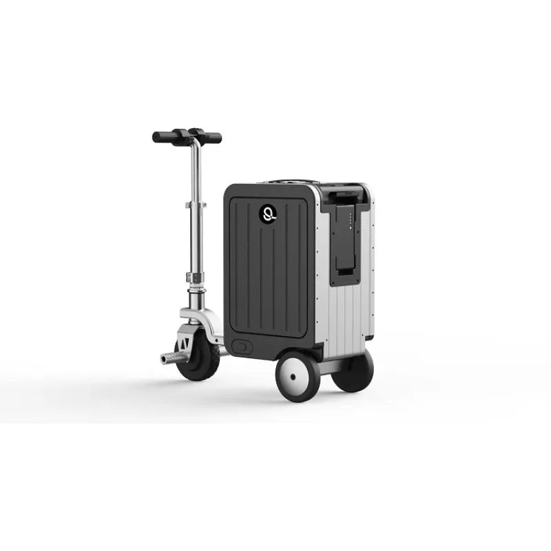 Aluminum Rideable Luggage 20-Inch Carry-On Cruise Mode — Soft Pink | KIMLUD