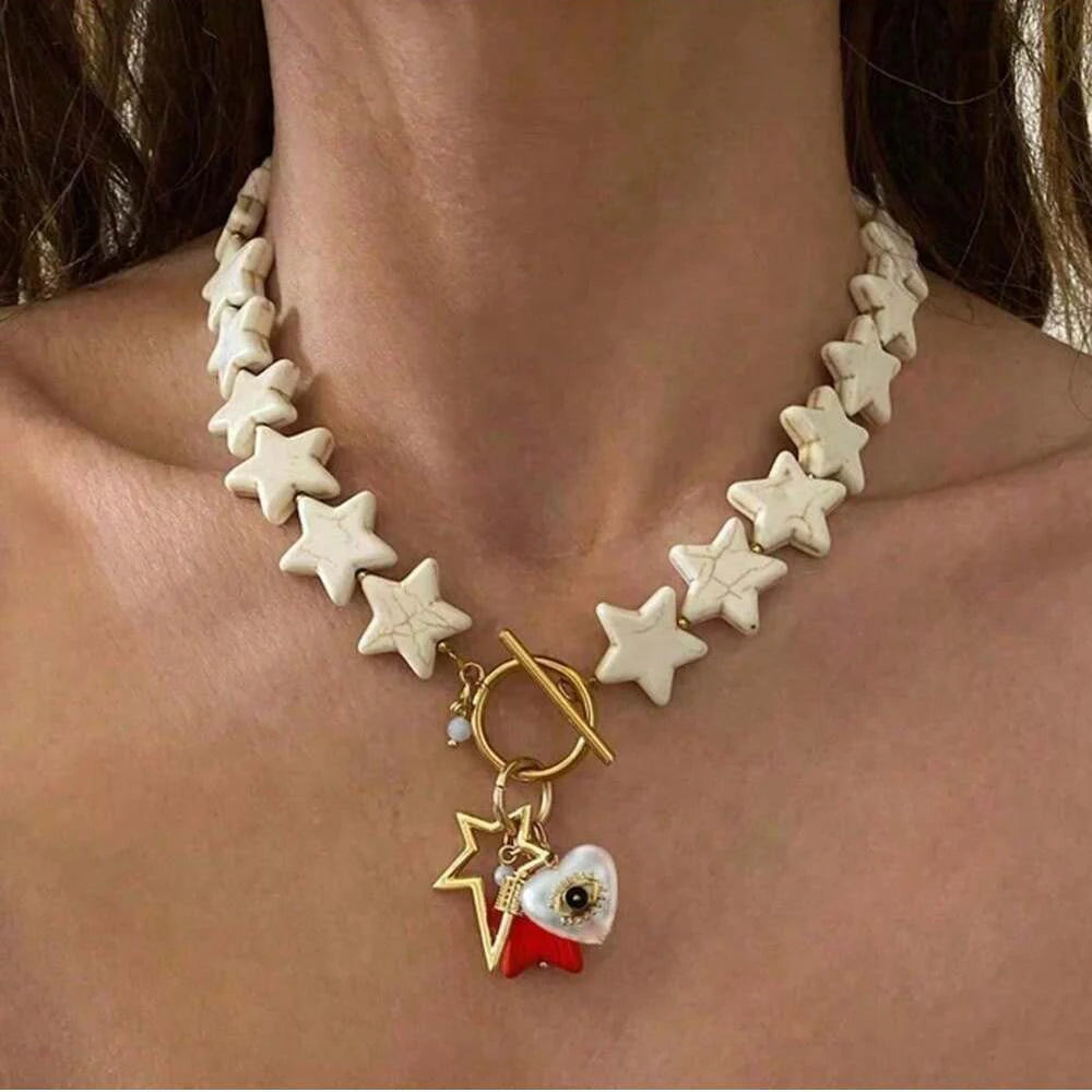 Pearl Multi-Layer Statement Necklace — Ivory | KIMLUD