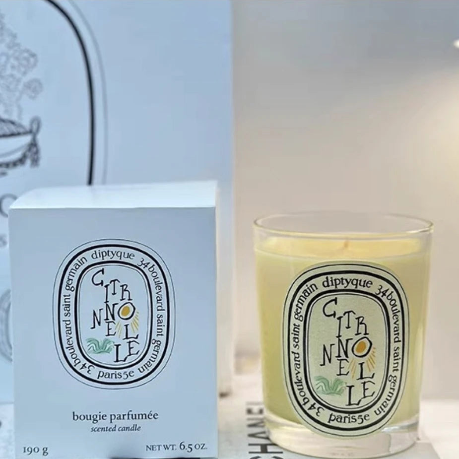 Aromatherapy Soy Wax Candle Cafe Chantilly Coffee Vanilla Cream — Ivory | KIMLUD