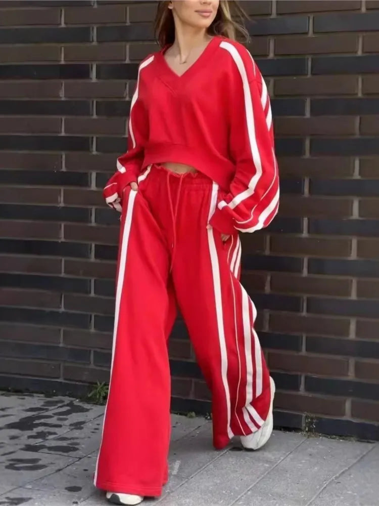 Two-Piece Set – Color-Blocked Design – Broadcloth | KIMLUD