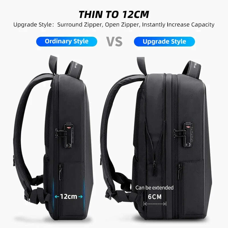 KIMLUD, Fenruien Brand Laptop Backpack Anti-theft Waterproof School Backpacks USB Charging Men Business Travel Bag Backpack New Design, KIMLUD Womens Clothes