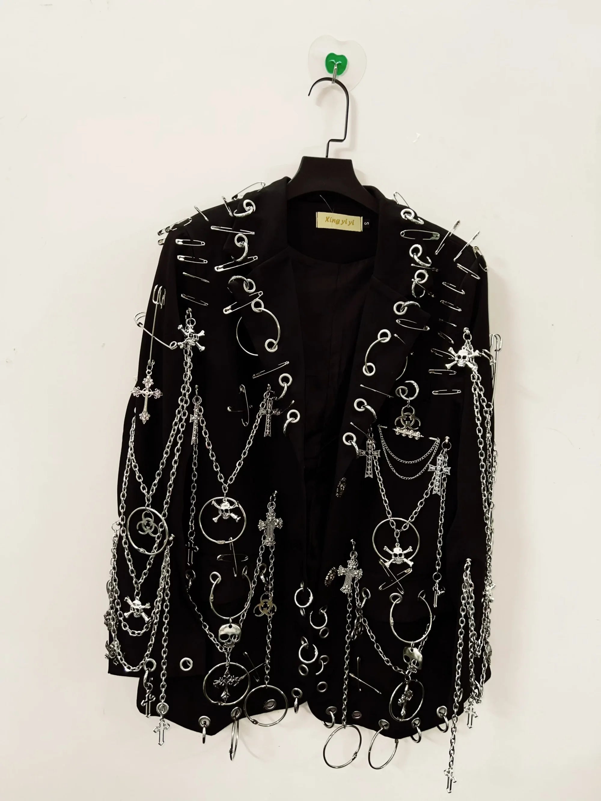 Harajuku Suit gothic clothes  y2k Suit y2k fashion Gothic Suit Punk Suit  Cross Suit e girl clothes Skull Suit  vintage Suit