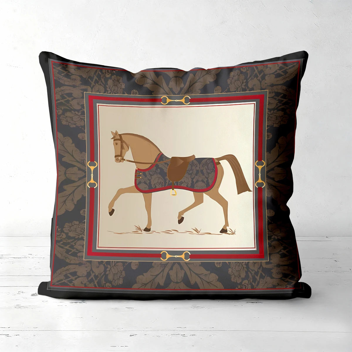 Stylish Horse Patterned Cushion Covers For Home Decor Polyester pillowcase, sofa decorative cushion cov Headboard Pillow