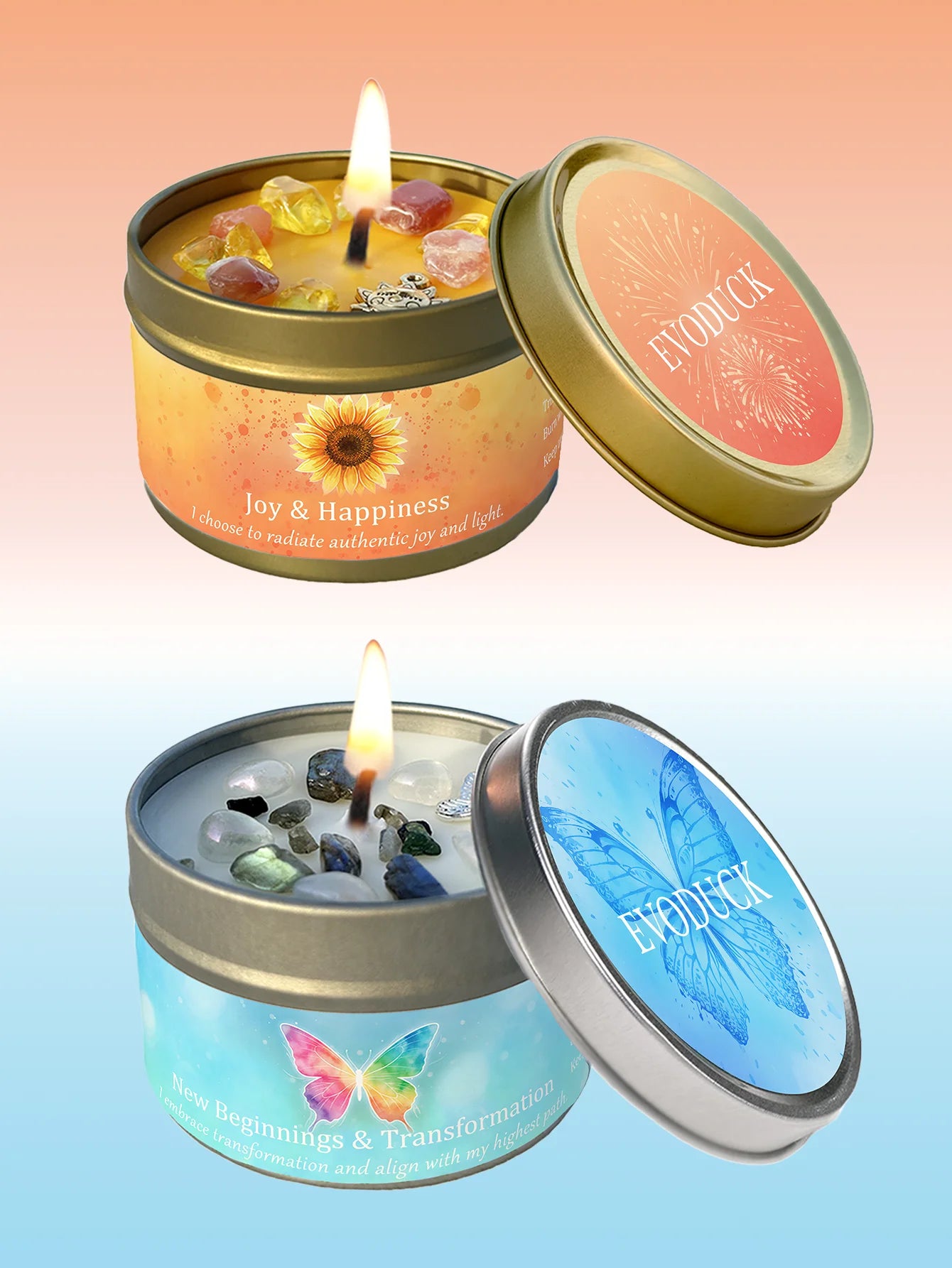 KIMLUD, Scented Candles 3oz Law of Attraction Joy Happiness Manifestation Energy Boosting Christmas Home Decoration Candle Holders Gift, KIMLUD Womens Clothes