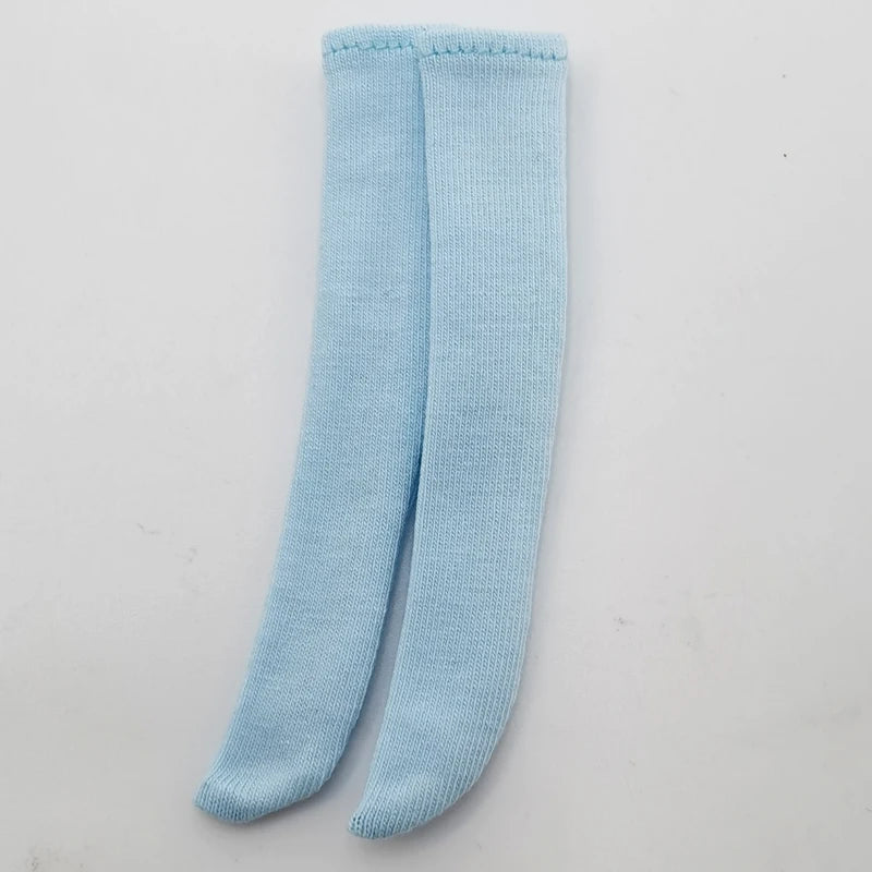 Cloth Socks For Blythe Doll Long Stockings — Black | KIMLUD