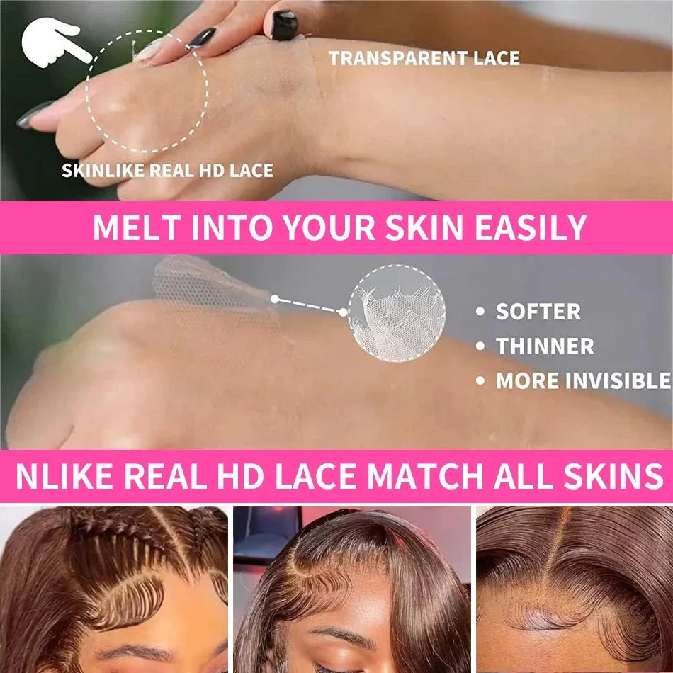 HD Lace Frontal Wig – Highlight Wave – Human Hair – Honey Blonde | KIMLUD