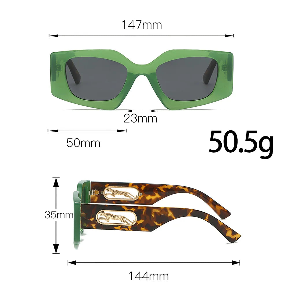 Acetate Retro Oval Sunglasses UV400 — Black | KIMLUD