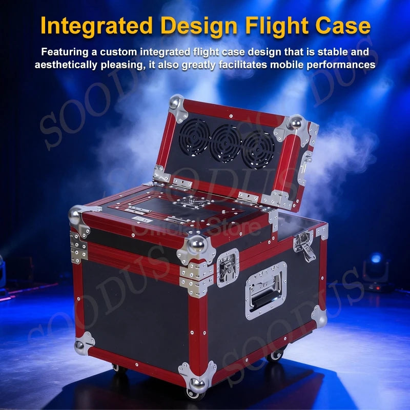 Matte Black Fog Machine 600W/900W DMX512 Control For Stage Lighting And Parties — Black | KIMLUD