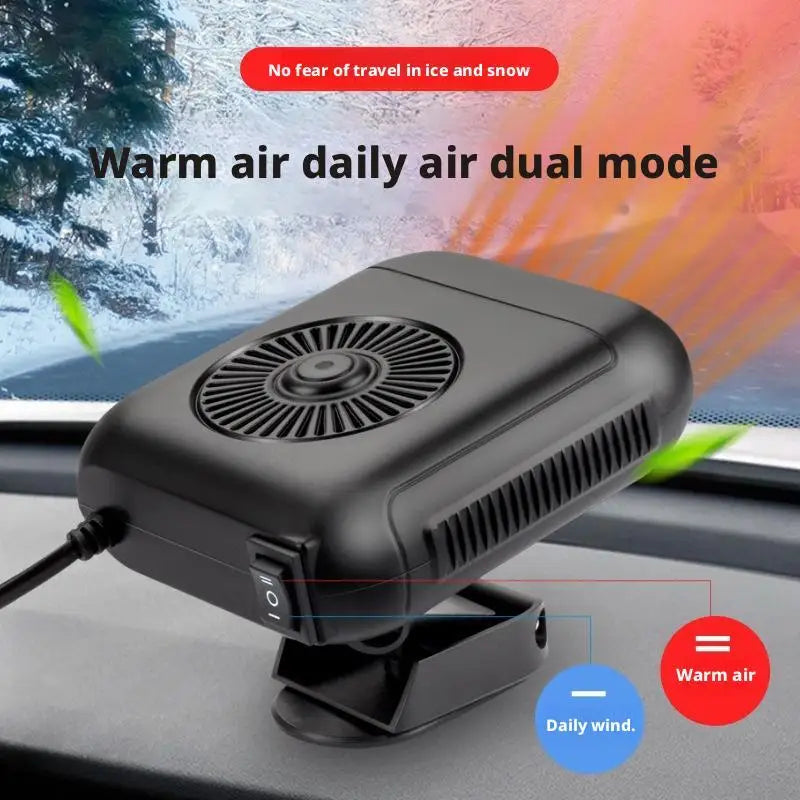 12v/24v Car Heater Fan For Car Front Windshield Defogging Demister Car Anti-Fog Heater Defroster Interior Accessories