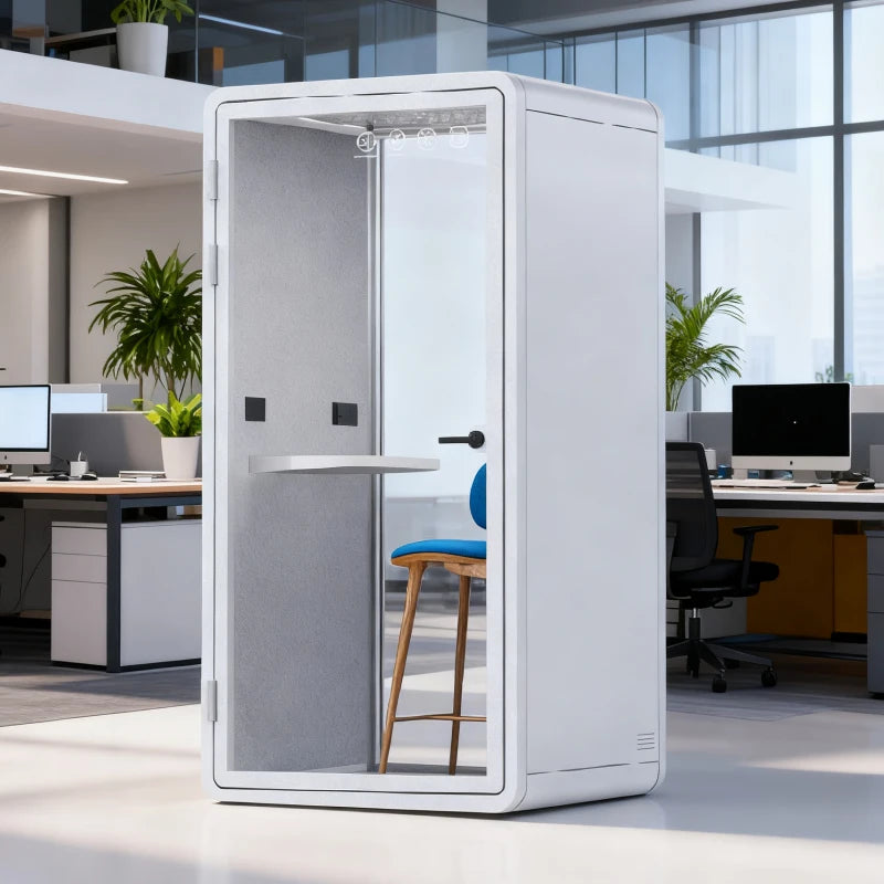 Office Cabin – Soundproof Modular Steel Structure – Indoor Use | KIMLUD