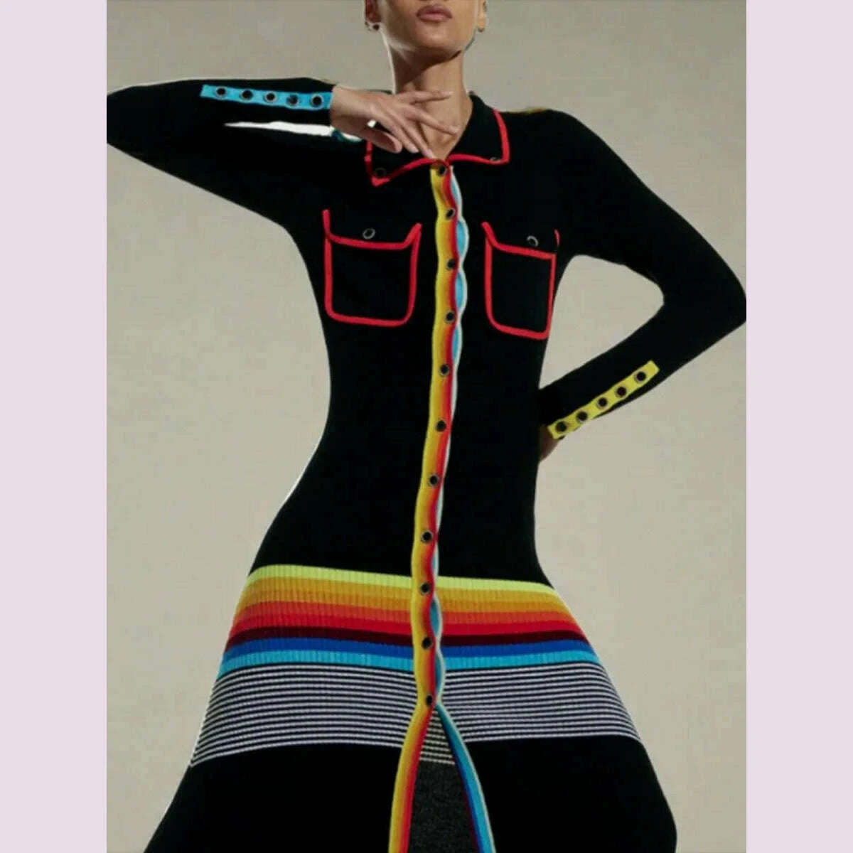 freeacy-womens-colorful-striped-skinny-dress-lapel-neck-long-sleeves-single-breasted-ankle-length-dress-autumn-womens-clothing-kimlud-kimlud-33922539