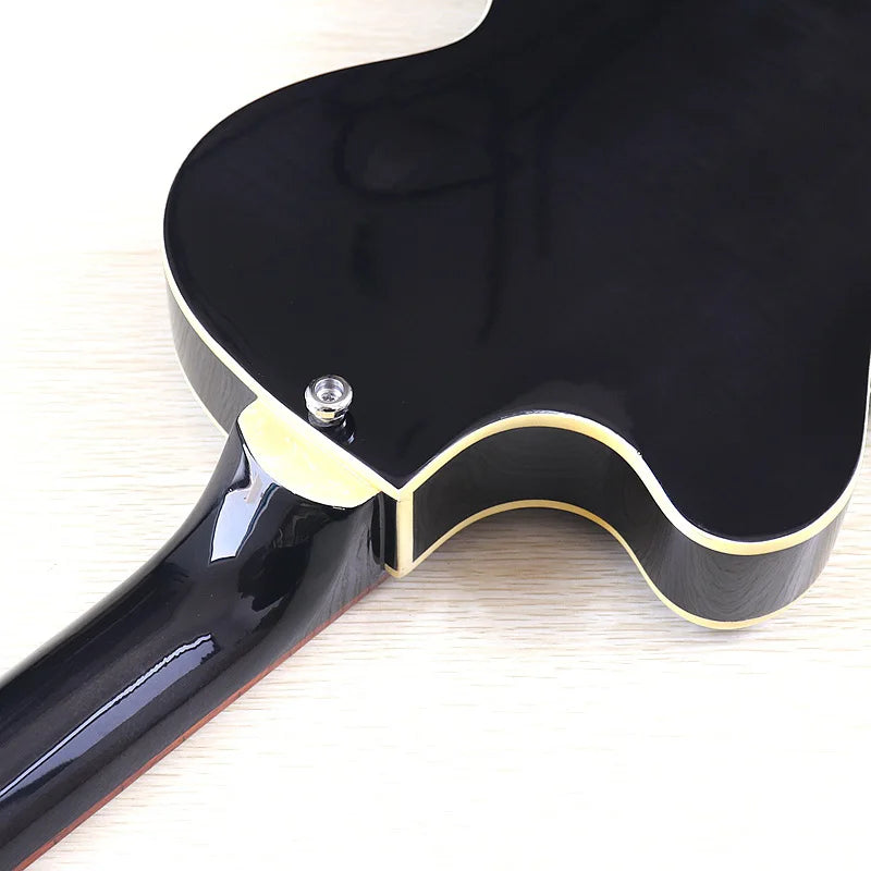 Flame Maple Violin Bass Guitar 41-Inch — Sunburst | KIMLUD