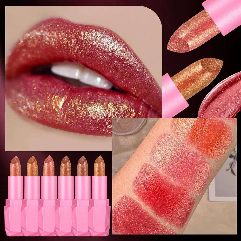 Lipstick – Glitter Lipstick Hydrating Formula – Lip Color | KIMLUD