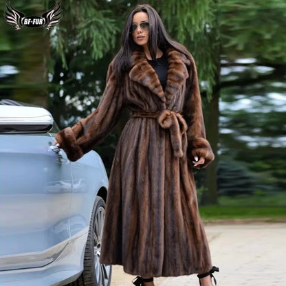 Mink Fur Coat – Full Pelt – Long Coat | KIMLUD