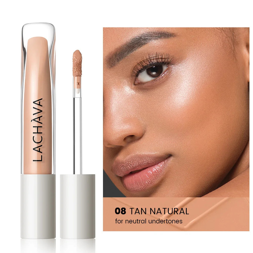 Matte Liquid Concealer High Coverage Waterproof Oil-Control Brighten Under-Eyes — Light Buff | KIMLUD