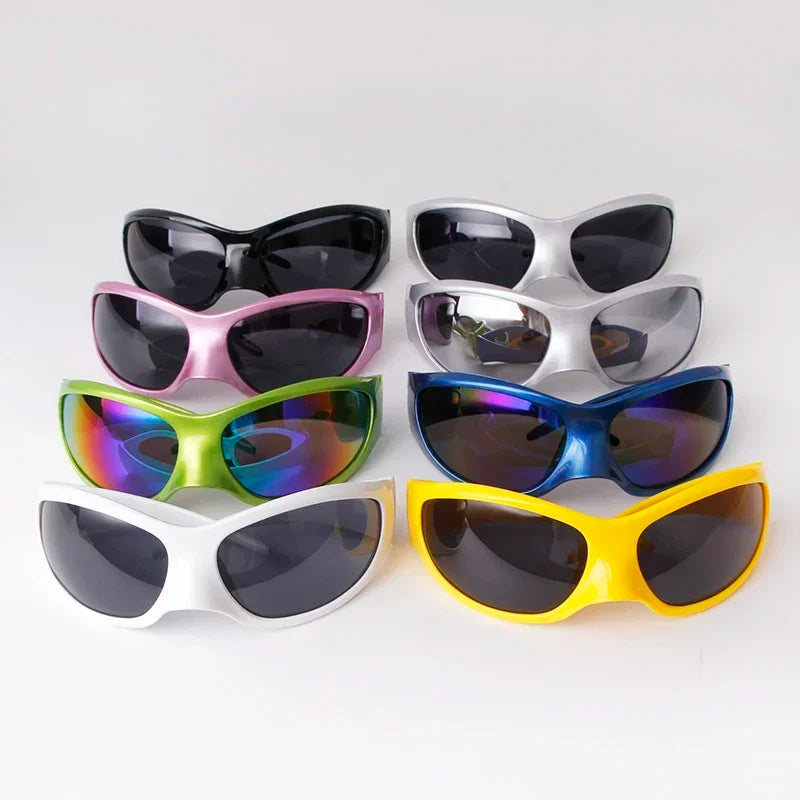 Plastic Oversized Frame Sunglasses — Black | KIMLUD