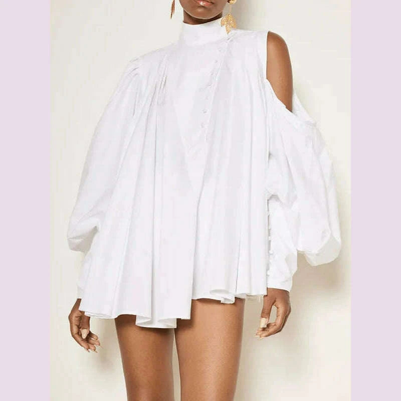 modigirl-2025-cotton-women-tops-and-blouses-summer-fall-high-neck-casual-oversize-puff-sleeves-buttoned-streetwear-shirts-femalekimlud-womens-fashion-34603147