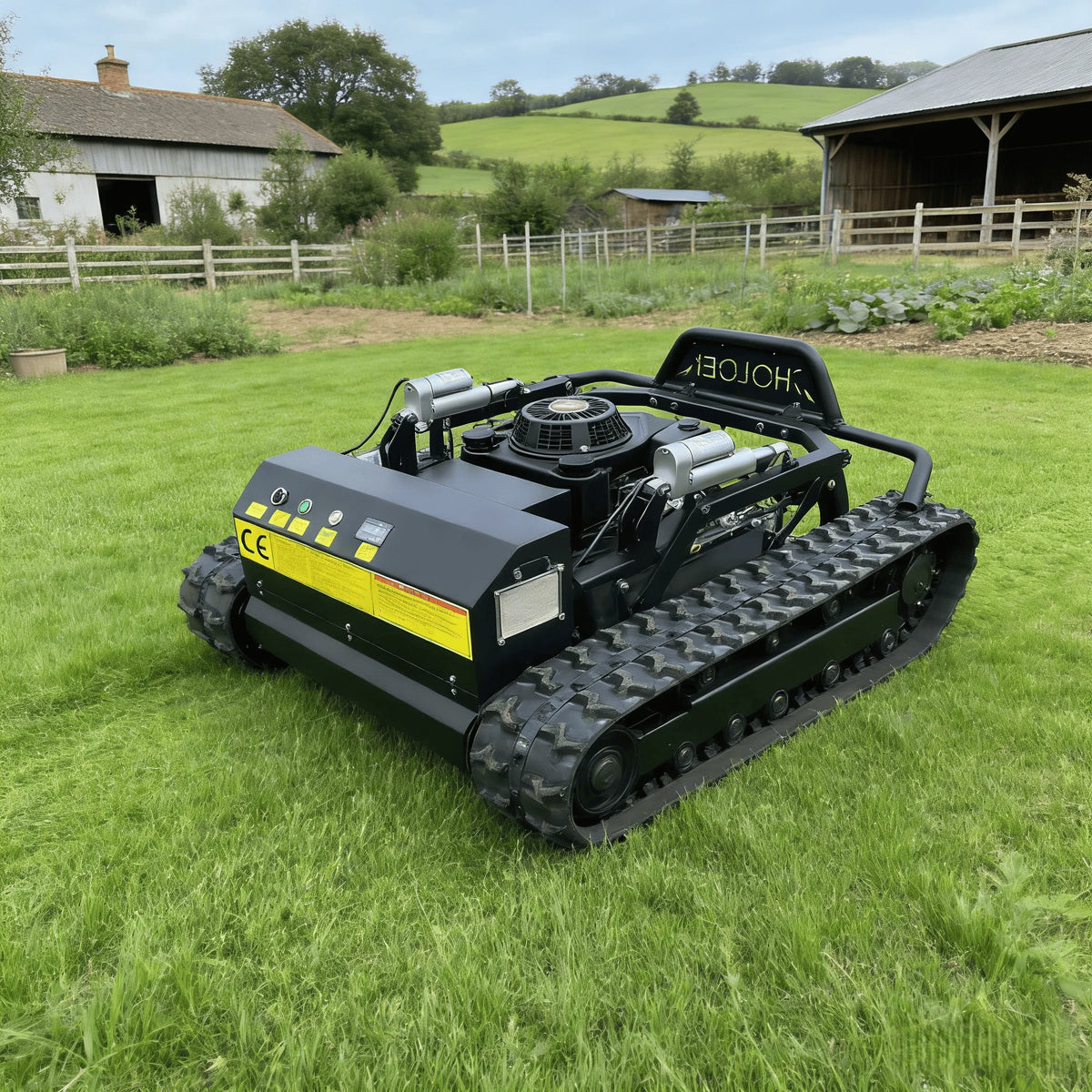 Remote-Controlled Lawn Mower – Petrol Powered – 90cm Cutting Width | KIMLUD