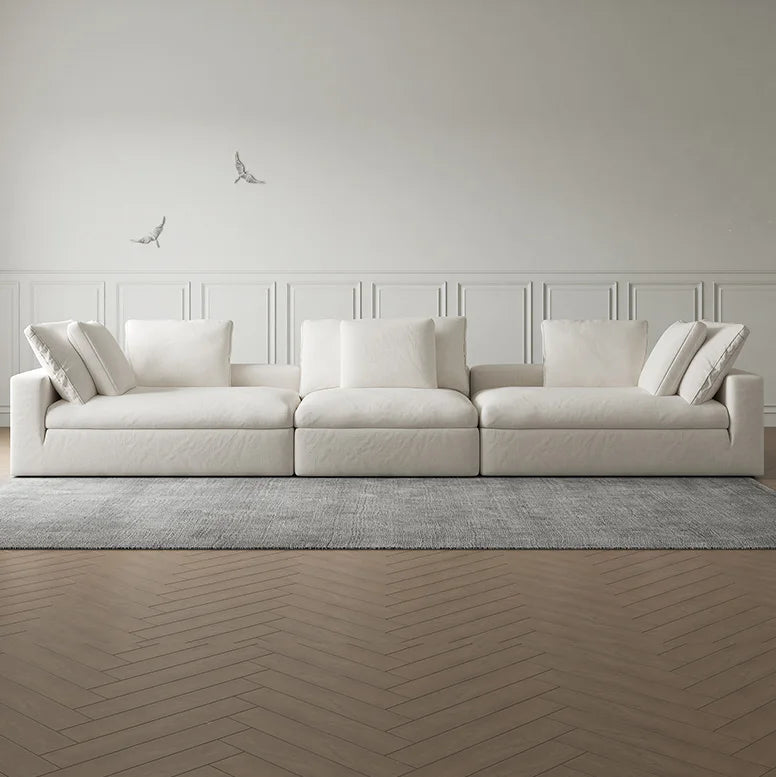Modern Luxury Living Room White Cloud Sofa New Design Modular Cloud Couch Sectional Sofa Bed For Home Furniture