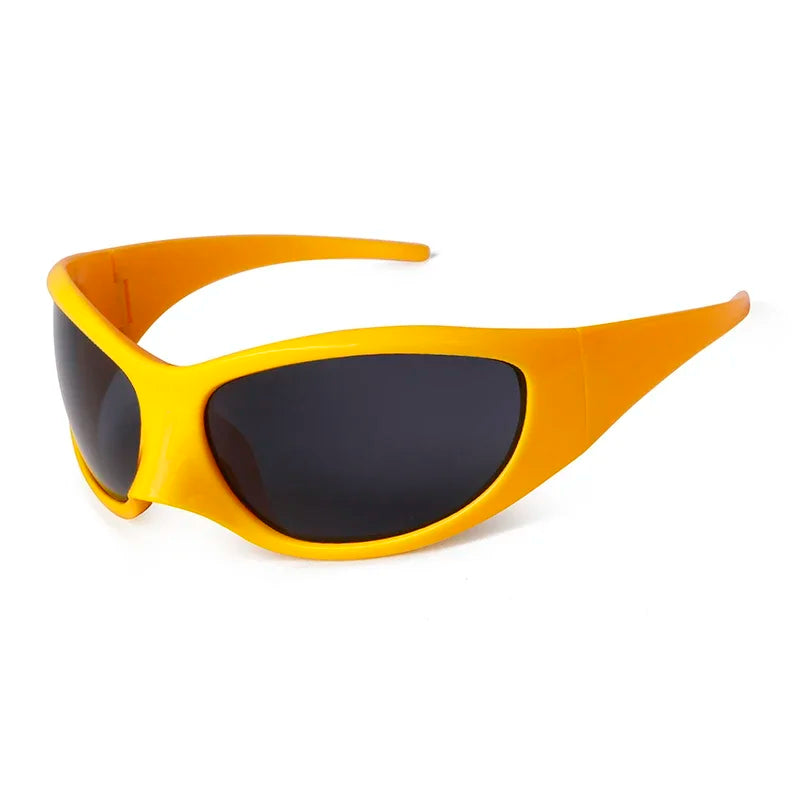 Plastic Oversized Frame Sunglasses — Black | KIMLUD