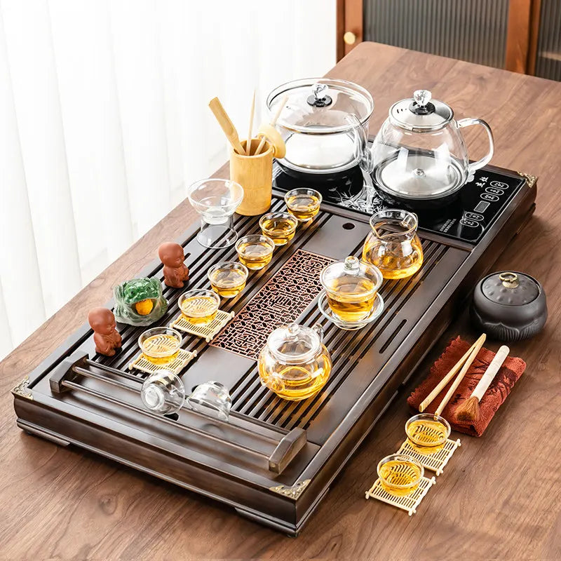 Kung Fu Hospitality Tea Tray Decorative Serving Rectangle Vintage Tea Tray Living Room Ceremony Bandejas Home Decorationgs