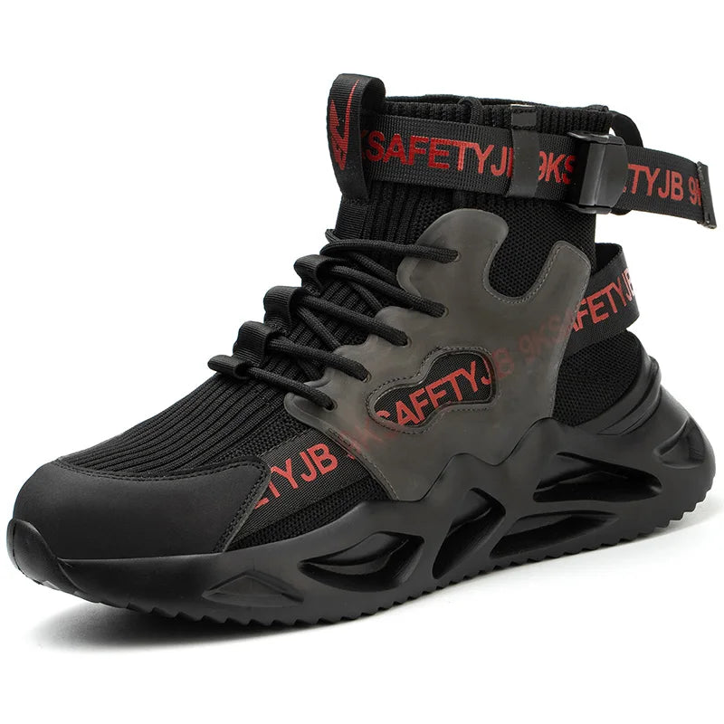 Man Safety Shoes Puncture-Proof Work Sneakers Lightweight Work Shoes Men Steel Toe Shoes Safety Boots Indestructible Shoes