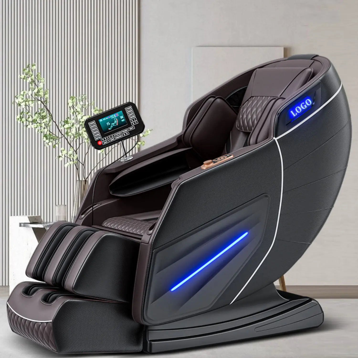 3 Year Warranty UKLife 4D SL-Track Full Body Air Bag Zero Gravity Luxury Electric Massager Chairs For Office Massage Sofa - KIMLUD