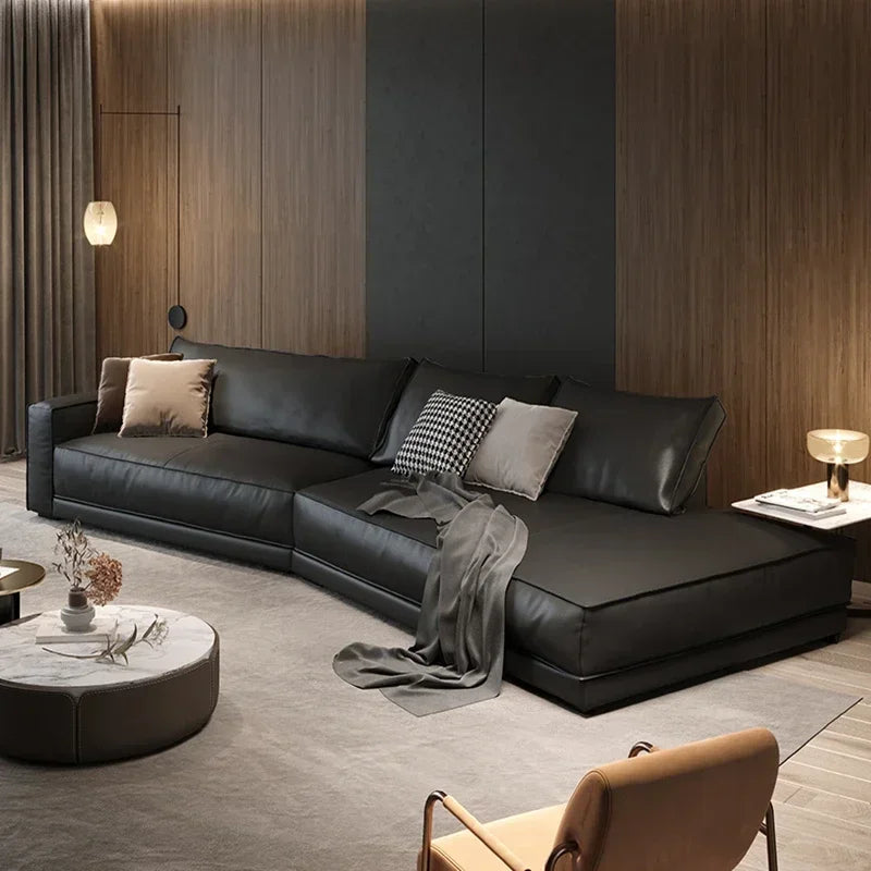 Modular Nordic Sofa Reclining Lounge — Beige | KIMLUD
