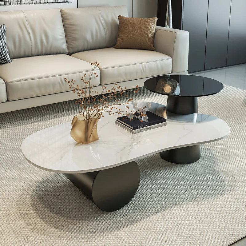 Creative Aesthetic Side Table Luxury Space Saving Coffee Tables Minimalist Modern Mesa De Centro De Sala Living Room Furniture