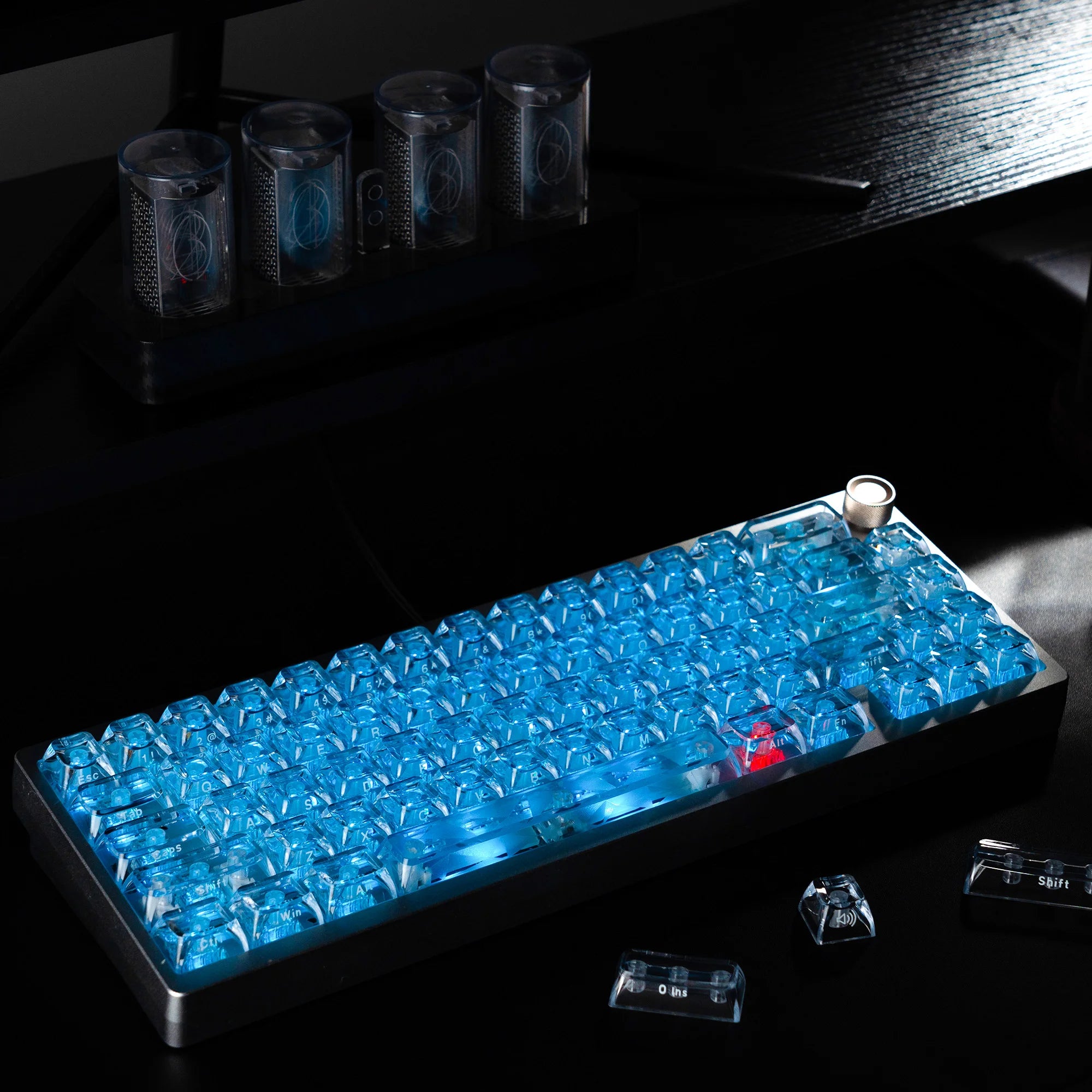 Keycap Set – Ice Cube – ASA Profile – Transparent | KIMLUD