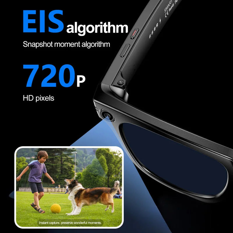 Xiaomi Smart Glasses Record Video AI Photo Recognition Answer Translation 260mAh Large Battery IP65 Waterproof Bluetooth Glasses