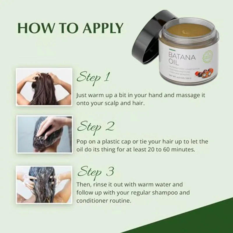 Raw Batana Oil Hair Growth Oil — Golden Amber | KIMLUD